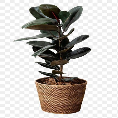 Rubber Plant Whitout Pot For Indoor And Outdoor Decor | Pack of 1